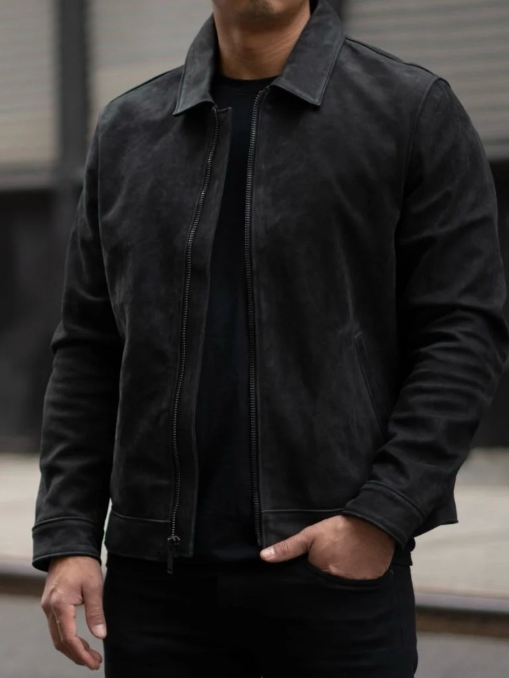 Thursday Boot Co. Keanu Jacket in Black Matte Rugged & Resilient Leather